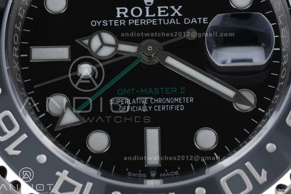 SH3285 Black Best Edition V2 ARF Gray Bracelet Oyster New Ceramic Wayne II on GMT-Master Bruce 904L 1:1 126710 GRNR 0130